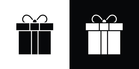 Gift icon. Design for website and mobile apps.