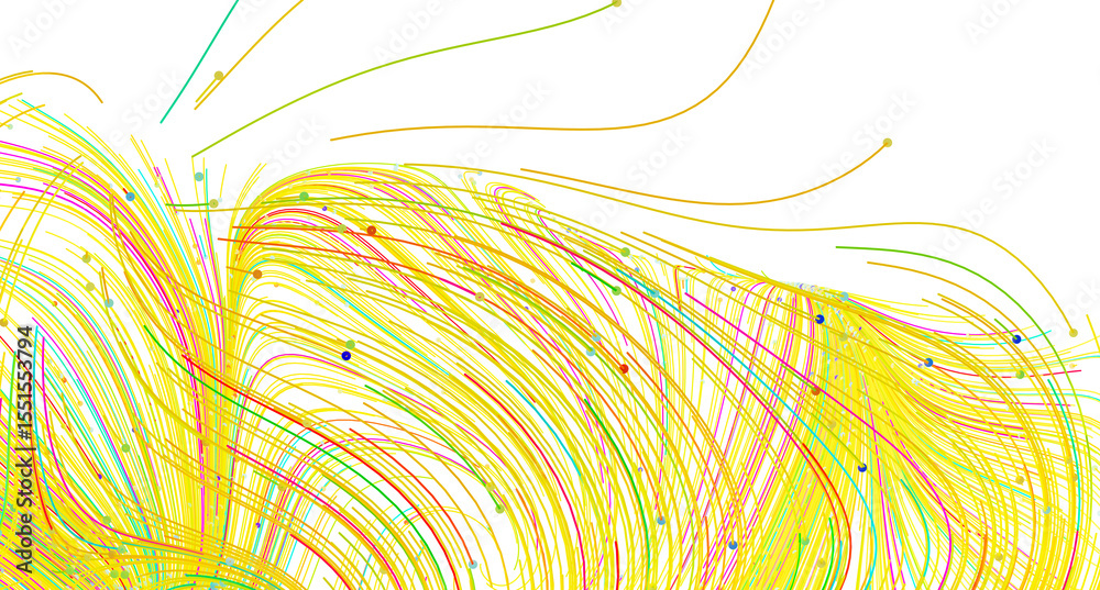 Poster download this vibrant abstract background featuring colorful lines and curves. perfect for modern de
