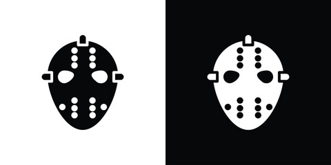 Hockey mask icon vector, Symbol, logo illustrations
