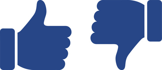 hand thumb up and down finger © Rizky