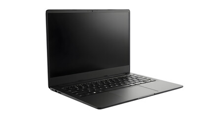 Modern laptop computer 3d rendered isolated on white background