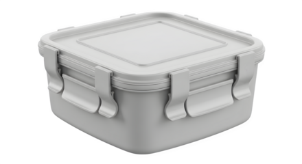 Airtight food container 3d rendered isolated on white background