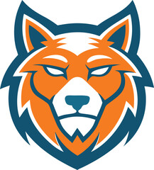 wolf cartoon logo esport