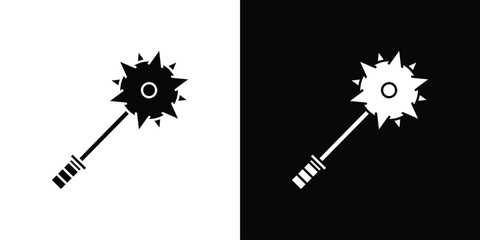 Mace icon vector, Symbol, logo illustrations