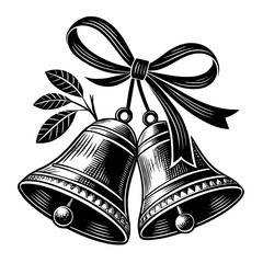 christmas bells vector illustration