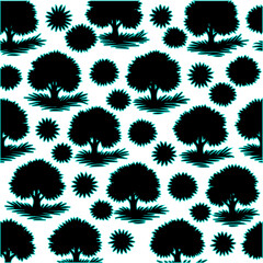 Silhouette Forest Pattern.ai