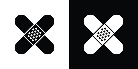 Medical patch icon vector, Symbol, logo illustrations
