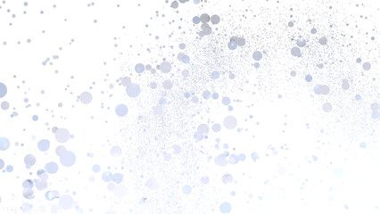 Beautiful abstract background with light blue bubbles scattered on a white backdrop. Perfect for website banners or presentations.