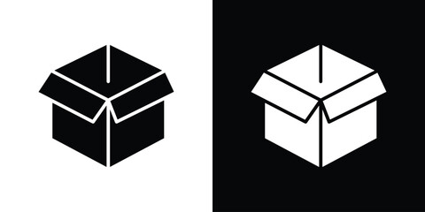 Open box icon. Design for website and mobile apps.
