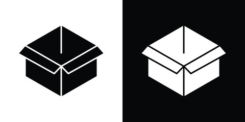 Open box icon. Design for website and mobile apps.