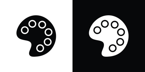 Palette icon. Design for website and mobile apps.