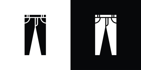 Pants icon vector, Symbol, logo illustrations