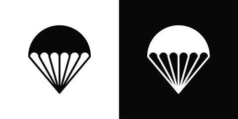 Parachute icon. Design for website and mobile apps.