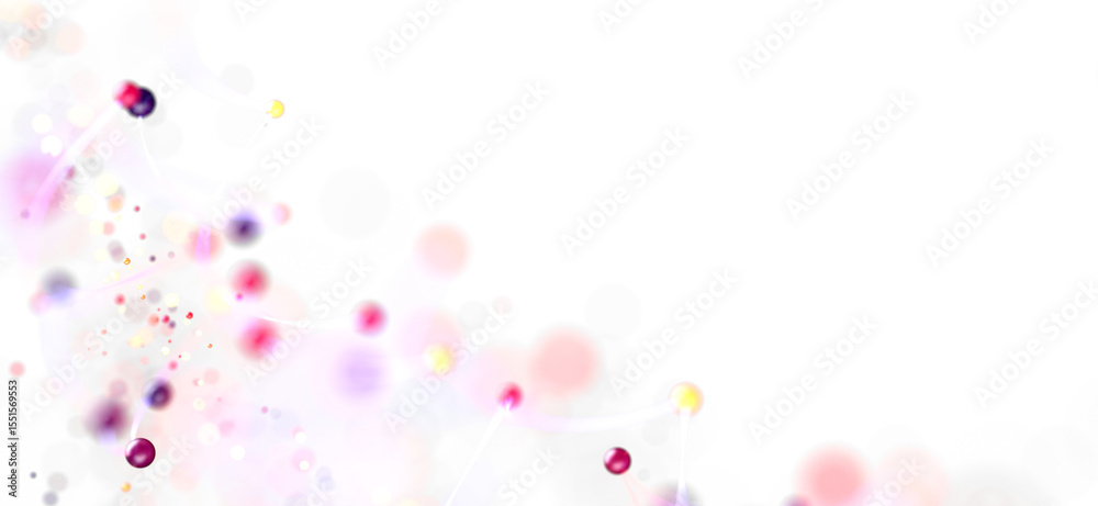 Poster soft, dreamy background with pink and white sparkles. perfect for presentations or websites.