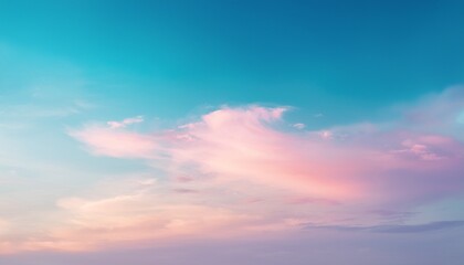 Obraz premium pastel gradient sky with soft colors and serene atmosphere