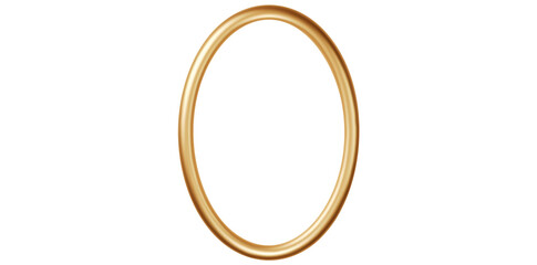 Luxury Golden Decorative Frame Vector Illustration.	