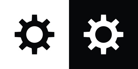 Settings icon vector, Symbol, logo illustrations