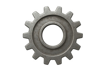 Industrial cogwheel isolated on transparent background