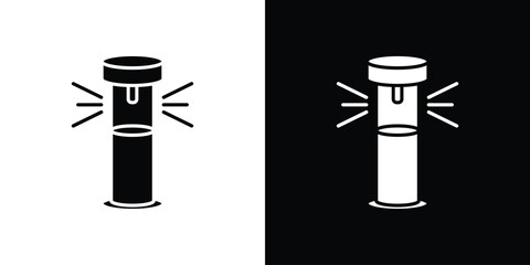 Solar Garden Light lamp icon. Design for website and mobile apps.