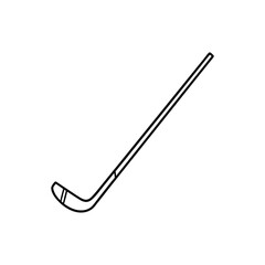 hockey stick line art
