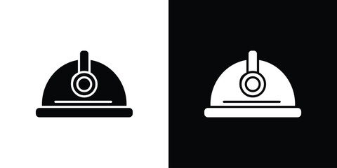 Torch helmet icon vector, Symbol, logo illustrations