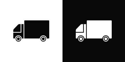 Truck icon vector, Symbol, logo illustrations