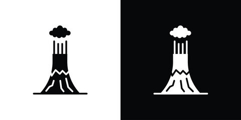 Volcano icon vector, Symbol, logo illustrations