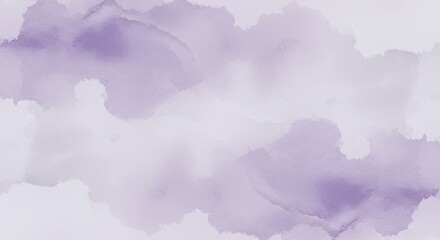 Artistic Dreamy Watercolor Background Gentle Lavender Misty Gray Texture
