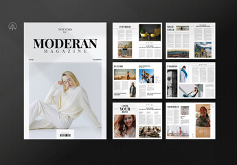 Moderan Magazine Template