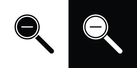 Zoom out icon vector, Symbol, logo illustrations