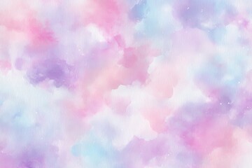 Watercolor fantasy art featuring soft pink and purple hues with an iridescent opalescent wash and ethereal textures, ideal for wedding decor and invitations