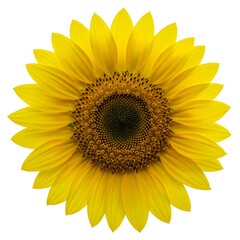 Fototapeta premium sunflower isolated on white
