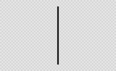 thin vertical black line on transparent background