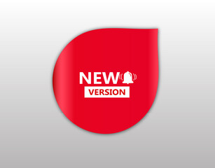 New Version red flat sale business web banner for website banner design