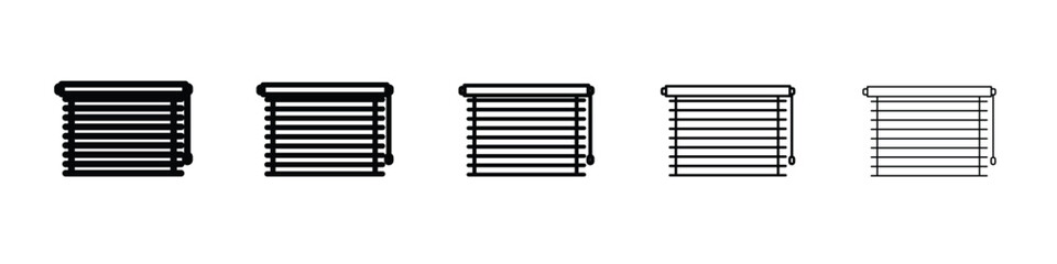 Blinds icon vector, Symbol, logo illustrations