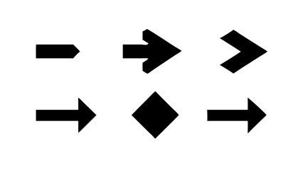 arrow icon set