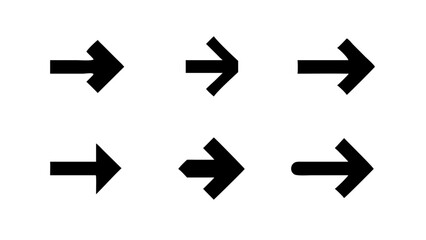 arrow icons set