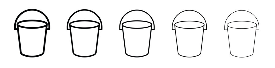 Bucket icon. Design for website and mobile apps.
