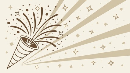 Elegant Gold Confetti and Sparkle Dust Vector&mdash;Shimmering Burst Effect on Transparent Background for Celebration Designs.