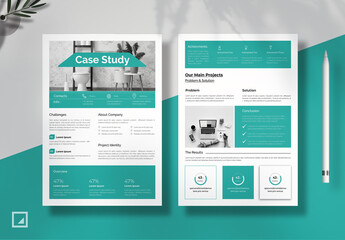 Creative Case Study Layout