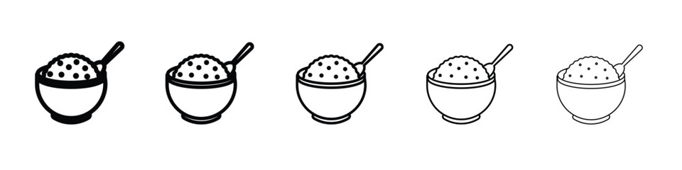 Cereal icon vector, Symbol, logo illustrations