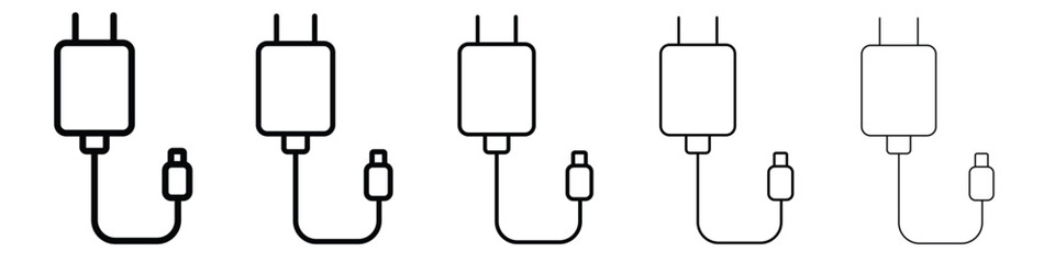 Charger icon vector, Symbol, logo illustrations