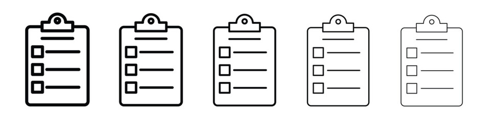 Check list icon vector, Symbol, logo illustrations