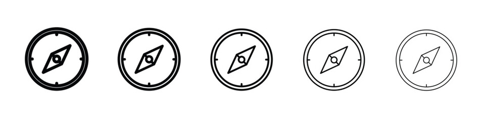 Compass icon vector, Symbol, logo illustrations