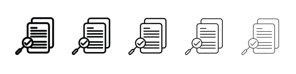 Compliance document icon vector, Symbol, logo illustrations