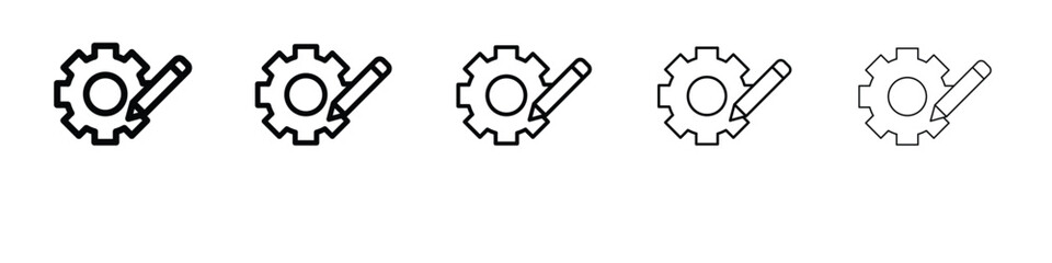 Customizefor banner and packaging design. Vector illustrationtings icon vector, Symbol, logo illustrations