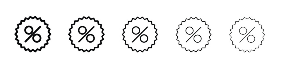 Discount icon vector, Symbol, logo illustrations