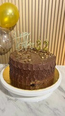 Turtle Cake for 32nd Birthday - Homemade