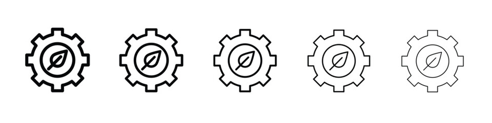 Eco industry icon vector, Symbol, logo illustrations