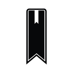bookmark icon on white background